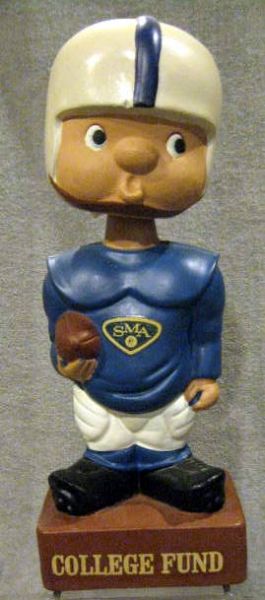 60's LARGE SIZED FOOTBALL COLLEGE FUND BOBBING HEAD / BANK