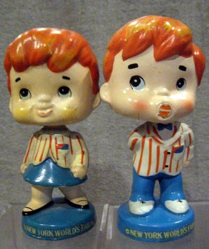 1964/65 NEW YORK WORLD'S FAIR BOBBING HEADS w/BOX