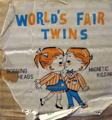 1964/65 NEW YORK WORLD'S FAIR BOBBING HEADS w/BOX