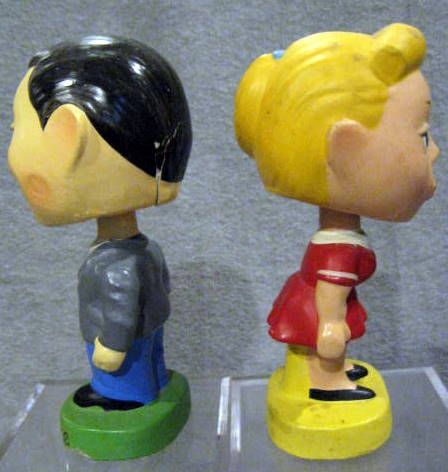 60's BRYL CREAM ADVERTISING BOBBINNG HEADS