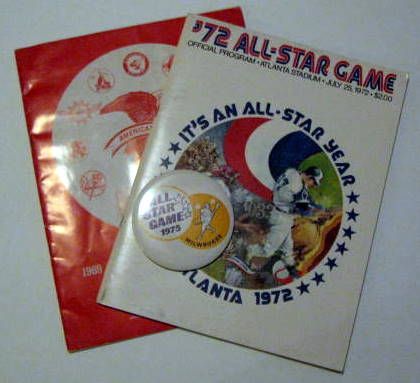 VINTAGE MAJOR LEAGUE BASEBALL ALL-STAR LOT OF 3