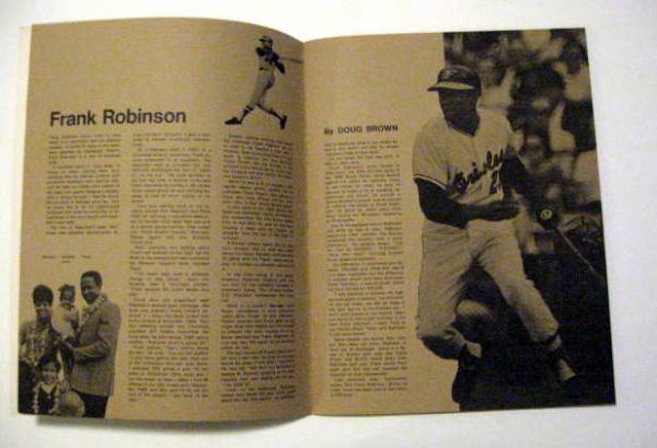 1968 BALTIMORE ORIOLES YEARBOOK