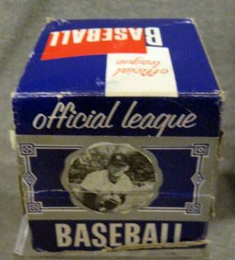 VINTAGE DON LARSEN BASEBALL BOX