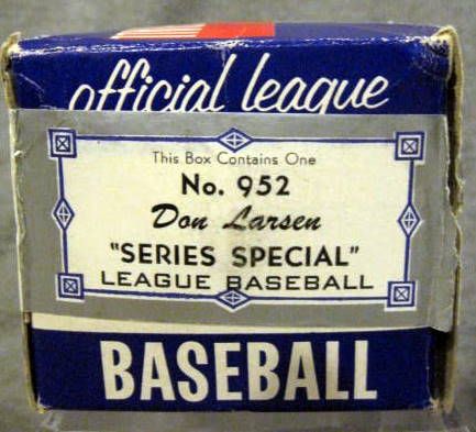 VINTAGE DON LARSEN BASEBALL BOX