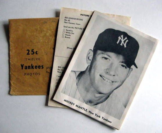 1958 NEW YORK YANKEES PHOTO PACK w/ENVELOPE