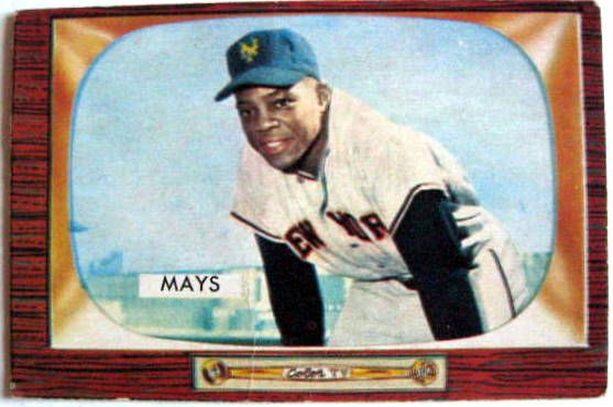 VINTAGE WILLIE MAYS LOT w/1955 BOWMAN CARD