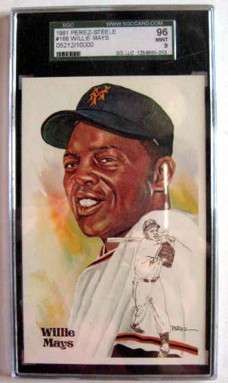 VINTAGE WILLIE MAYS LOT w/1955 BOWMAN CARD