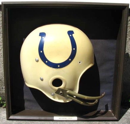 1970's BALTIMORE COLTS FOOTBALL WALL HELMET PLAQUE