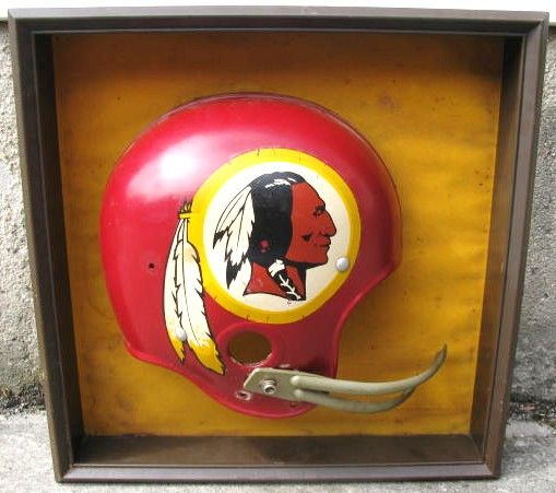 1970's WASHINGTON  REDSKINS FOOTBALL WALL HELMET PLAQUE