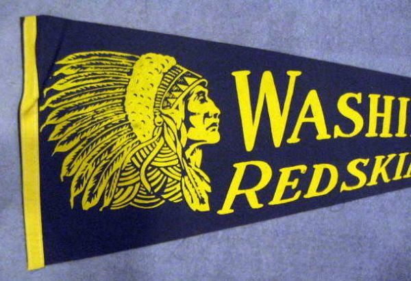 VINTAGE 40's/50s WASHINGTON REDSKINS PENNANT