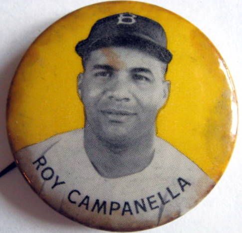 VINTAGE ROY CAMPANELLA PINBACK