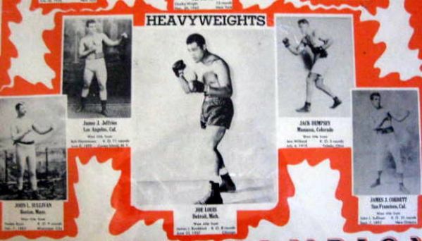 40's WORLD CHAMPIONS BOXING POSTER