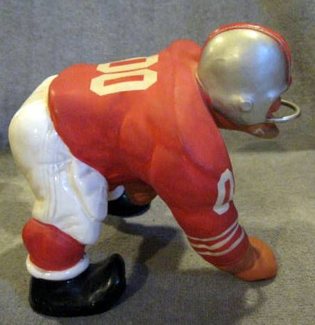 60's SAN FRANCISCO FORTY-NINERS KAIL  DOWN-LINEMAN STATUE- LARGE