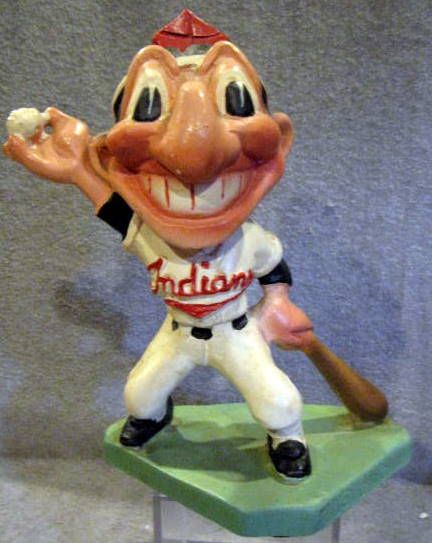 1947 CLEVELAND INDIANS CHIEF WAHOO  MAZZOLINI STATUE