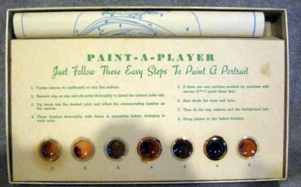 50's PAINT- A - PLAYER BOXED SET w/BROCHURE