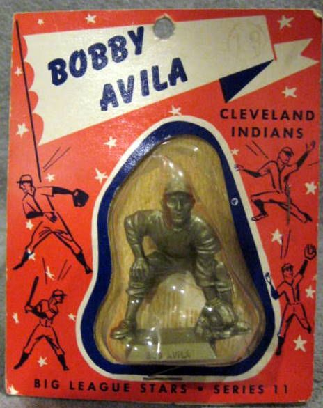 1956 BOBBY AVILA BIG LEAGUE STARS STATUE - SEALED ON CARD
