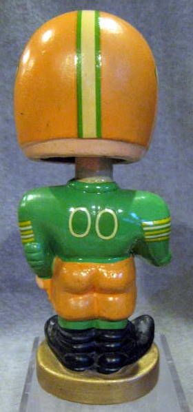60's GREEN BAY PACKERS  TYPE 2 TOES-UP BOBBING HEAD