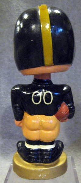 60's PITTSBURGH STEELERS  TYPE 3 TOES-UP BOBBING HEAD w/BOX