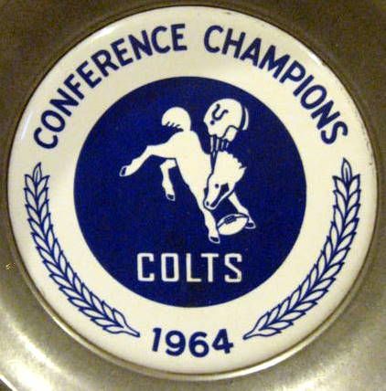 1964 BALTIMORE COLTS CONFERENCE CHAMPIONS PLATE
