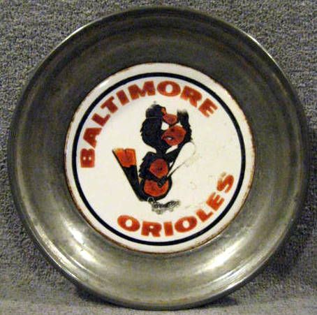 60's BALTIMORE ORIOLES PEWTER PLATE