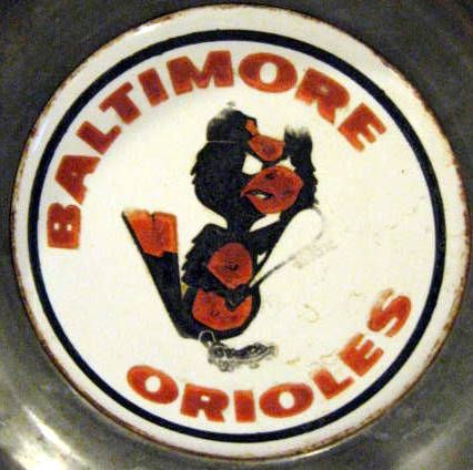 60's BALTIMORE ORIOLES PEWTER PLATE