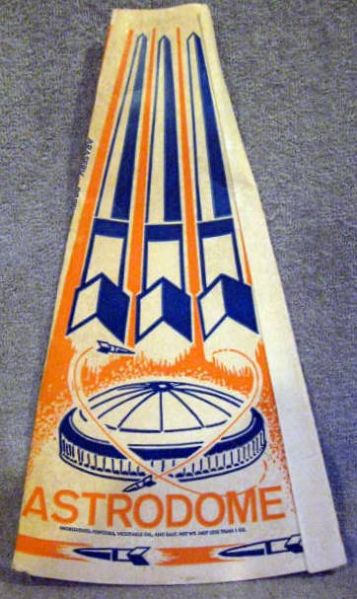 VINTAGE ASTRODOME SOUVENIR MEGAPHONE