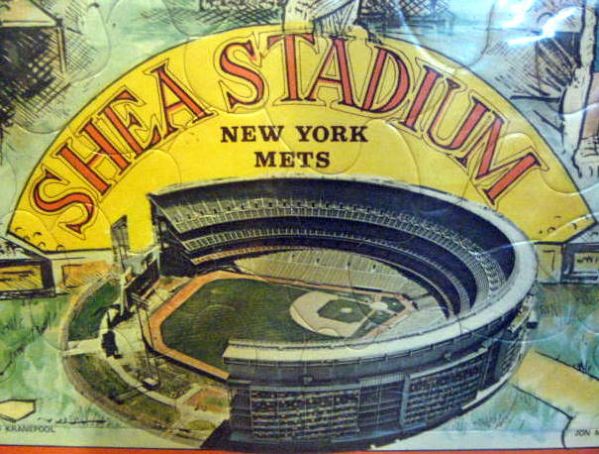 VINTAGE 70'S NEW YORK METS / SHEA STADIUM PUZZLE