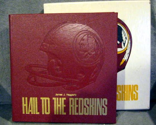 1974 HAIL TO THE REDSKINS BOOK w/SLEEVE