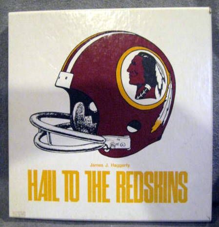 1974 HAIL TO THE REDSKINS BOOK w/SLEEVE