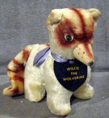 MICHIAGN WOLVERINES MASCOT STUFFED WOLVERINE