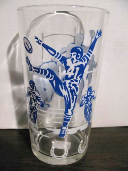 VINTAGE BALTIMORE COLTS DRINKING GLASS