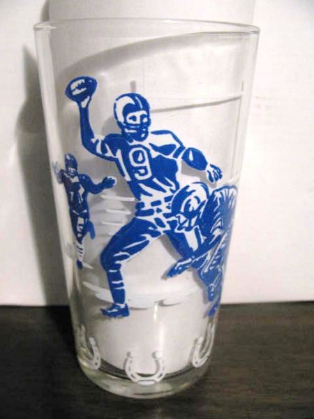 VINTAGE BALTIMORE COLTS DRINKING GLASS