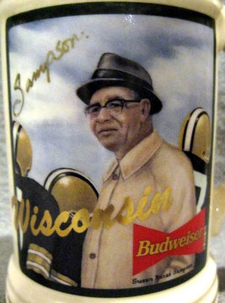 VINCE LOMBARDI LIMITED EDITION BUDWEISER STEIN