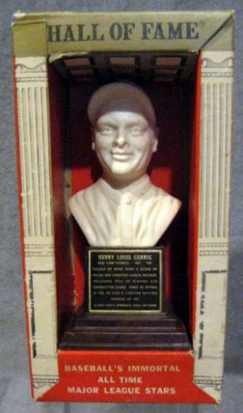 1963 LOU GEHRIG  HALL OF FAME BUST w/BOX