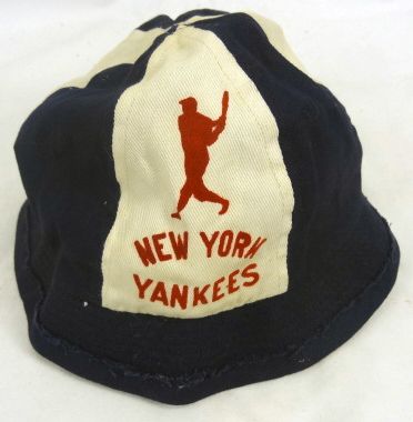 VINTAGE 40s/50s NEW YORK YANKEES BEACH HAT 