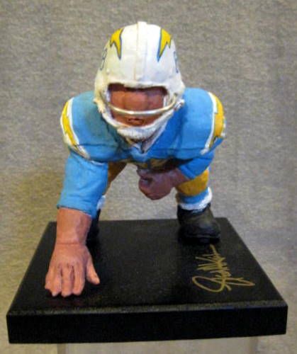 1968 SAN DIEGO CHARGERS KAIL STATUE w/COA