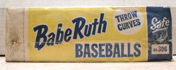 60's BABE RUTH BASEBALLS SEALED IN BOX