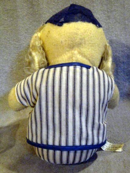 VINTAGE 50's BROOKLYN DODGERS MASCOT DOG DOLL