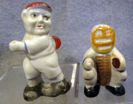 VINTAGE CERAMIC BASEBALL FIGURINES - 4