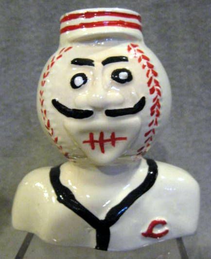 VINTAGE 50's CINCINNATI REDS MASCOT RAZOR BANK