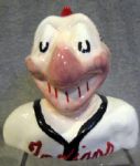 VINTAGE 50s CLEVELAND INDIANS MASCOT "RAZOR" BANK