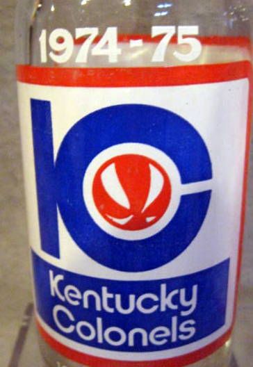 1974/75 ABA KENTUCKY COLONELS ABA CHAMPIONS SODA BOTTLES - 2