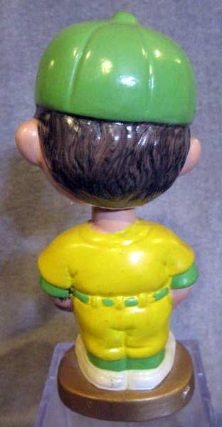 60's OAKLAND ATHLETICS GOLD BASE BOBBING HEAD