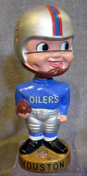 60's HOUSTON OILERS MERGER SERIES BOBBING HEAD