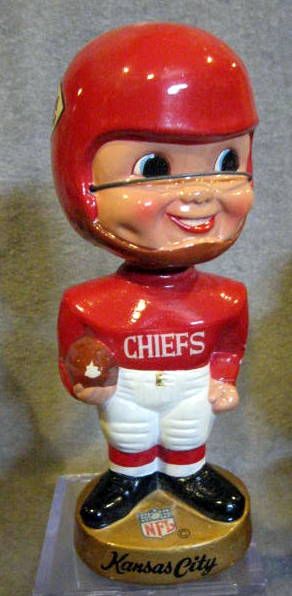  60's KANSAS CITY CHIEFS MERGER SERIES BOBBING HEAD