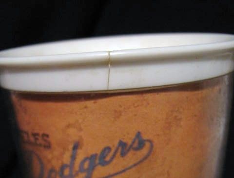 60's SANDY KOUFAX LA DODGERS VOLPE CUP