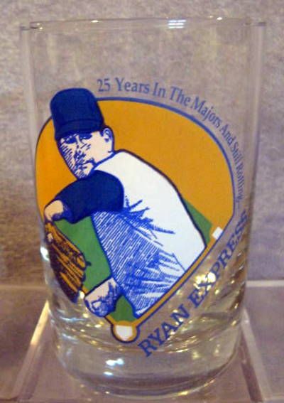 VINTAGE NOLAN RYAN CAREER CELEBRATION GLASSES - 3