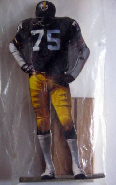 VINTAGE 70'S PITTSBURGH STEELERS STAR STANDOUTS STATUES- JOE GREENE & LYNN SWAN