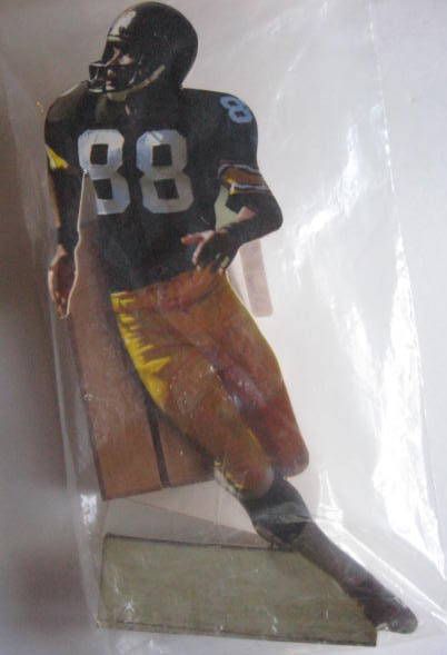 VINTAGE 70'S PITTSBURGH STEELERS STAR STANDOUTS STATUES- JOE GREENE & LYNN SWAN