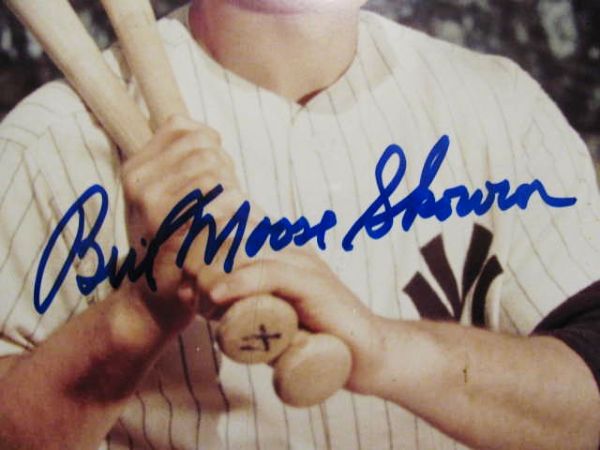 BILL MOOSE SKOWRON SIGNED PHOTO w/JSA